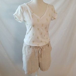 Talbots Linen Shorts Sz 4
